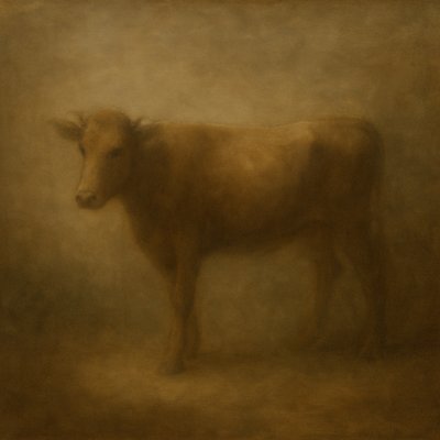 animal standing in natural pose