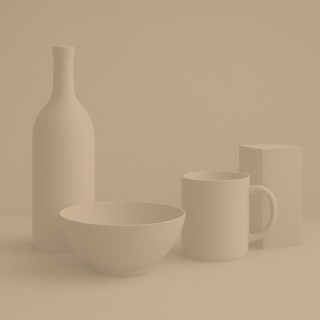 still life with everyday objects