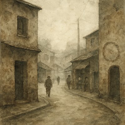 urban street with city activity