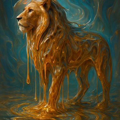 animal standing in natural pose
