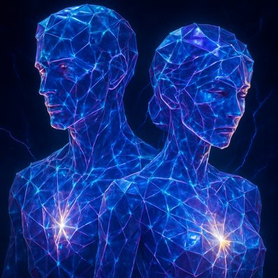 portrait of two people together