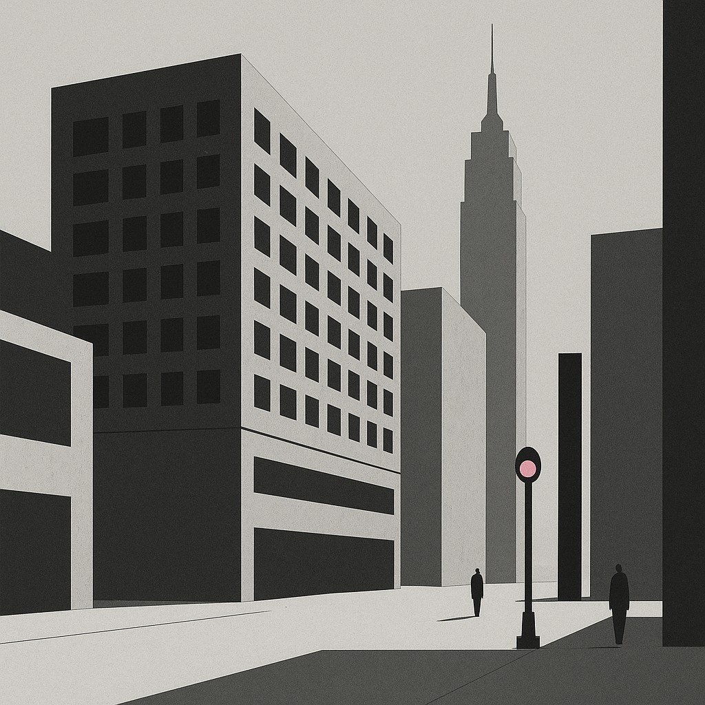 Minimalist Modern Art Style Style Transfer Example