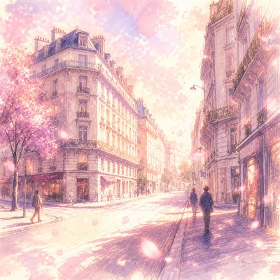 Shoujo Romance Anime Art Style Style Transfer Example