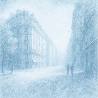 Window Frost Style Transfer Example