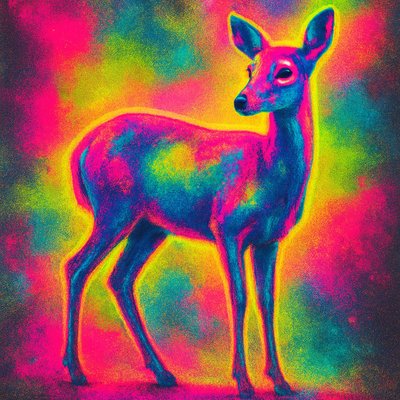 animal standing in natural pose