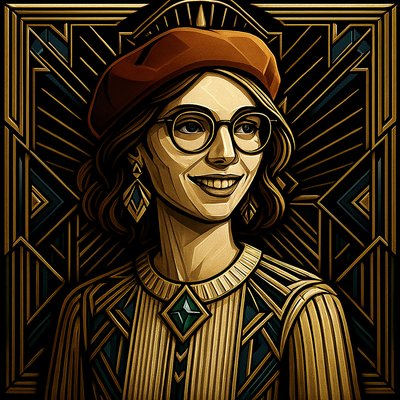 Art Deco Jewelry Design Style Transfer Example