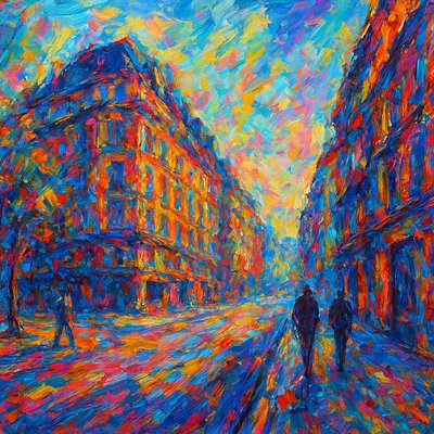 Urban Impressionism Art Style Style Transfer Example