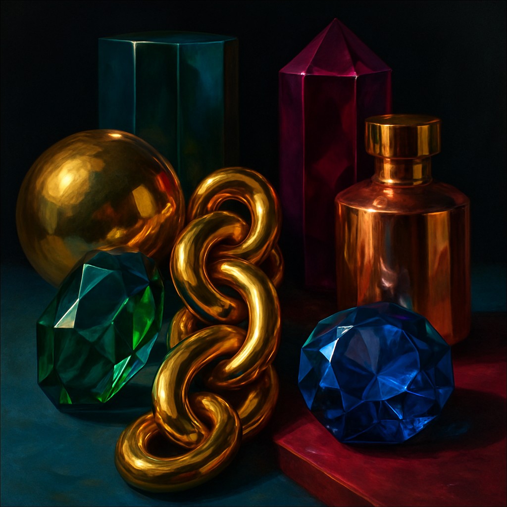 still life with everyday objects