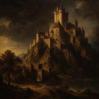 majestic castle on a hilltop
