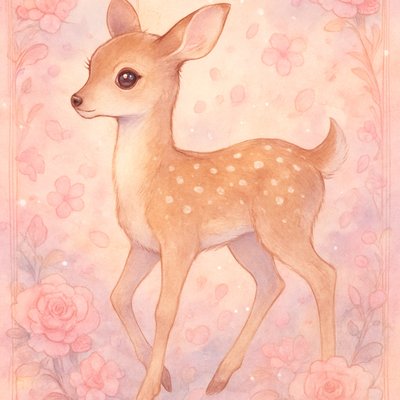 animal standing in natural pose