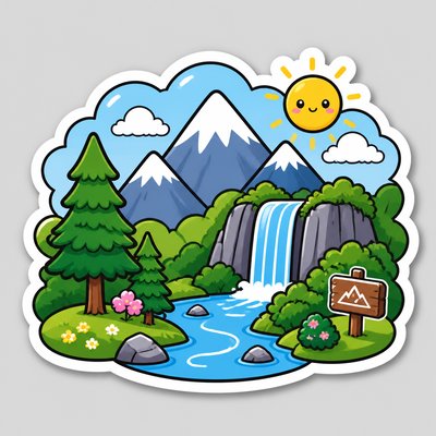 wide landscape with natural scenery