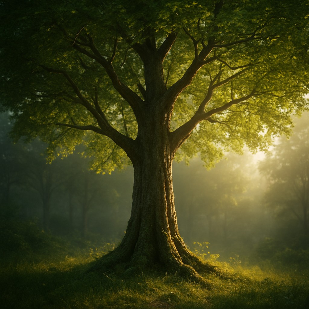 a tree in nature
