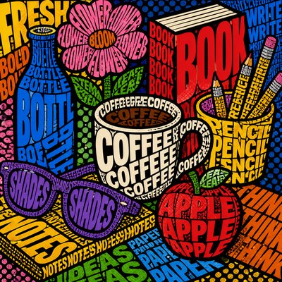 still life with everyday objects
