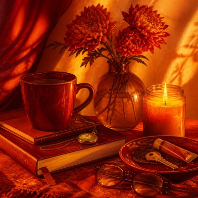still life with everyday objects