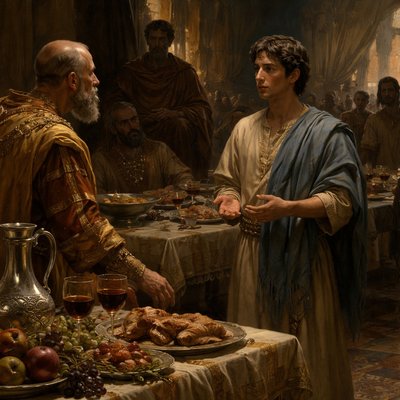 But Daniel purposed in his heart that he would not defile himself with the portion of the king's meat, nor with the wine which he drank: therefore he requested of the prince of the eunuchs that he might not defile himself.
Daniel 1:8 (KJV)