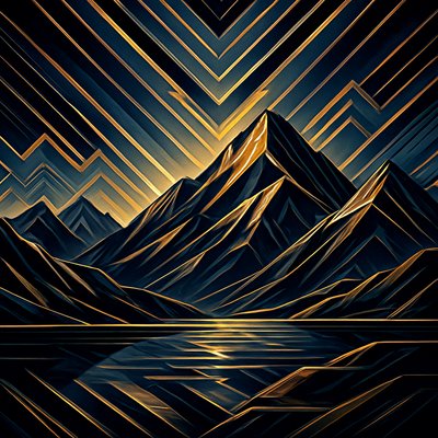 Zigzag Art Deco Style 2