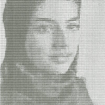 a black and white photo of a woman's face