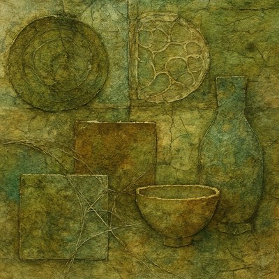 still life with everyday objects