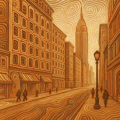 Nerikomi Ceramic Art Style Style Transfer Example