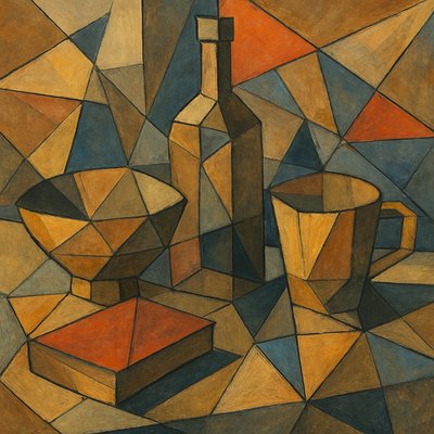 still life with everyday objects