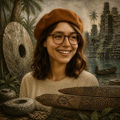 Micronesian Art Style Style Transfer Example