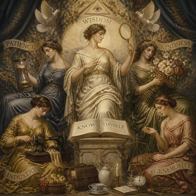 still life with everyday objects — Allegory Art Style