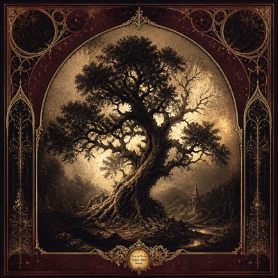 a tree in nature — Victorian Gothic Art