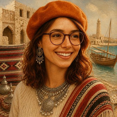 Qatari Art Style Style Transfer Example