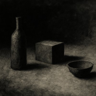 still life with everyday objects
