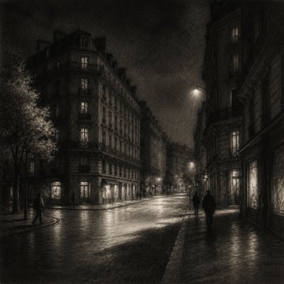 Mezzotint Print Style Style Transfer Example