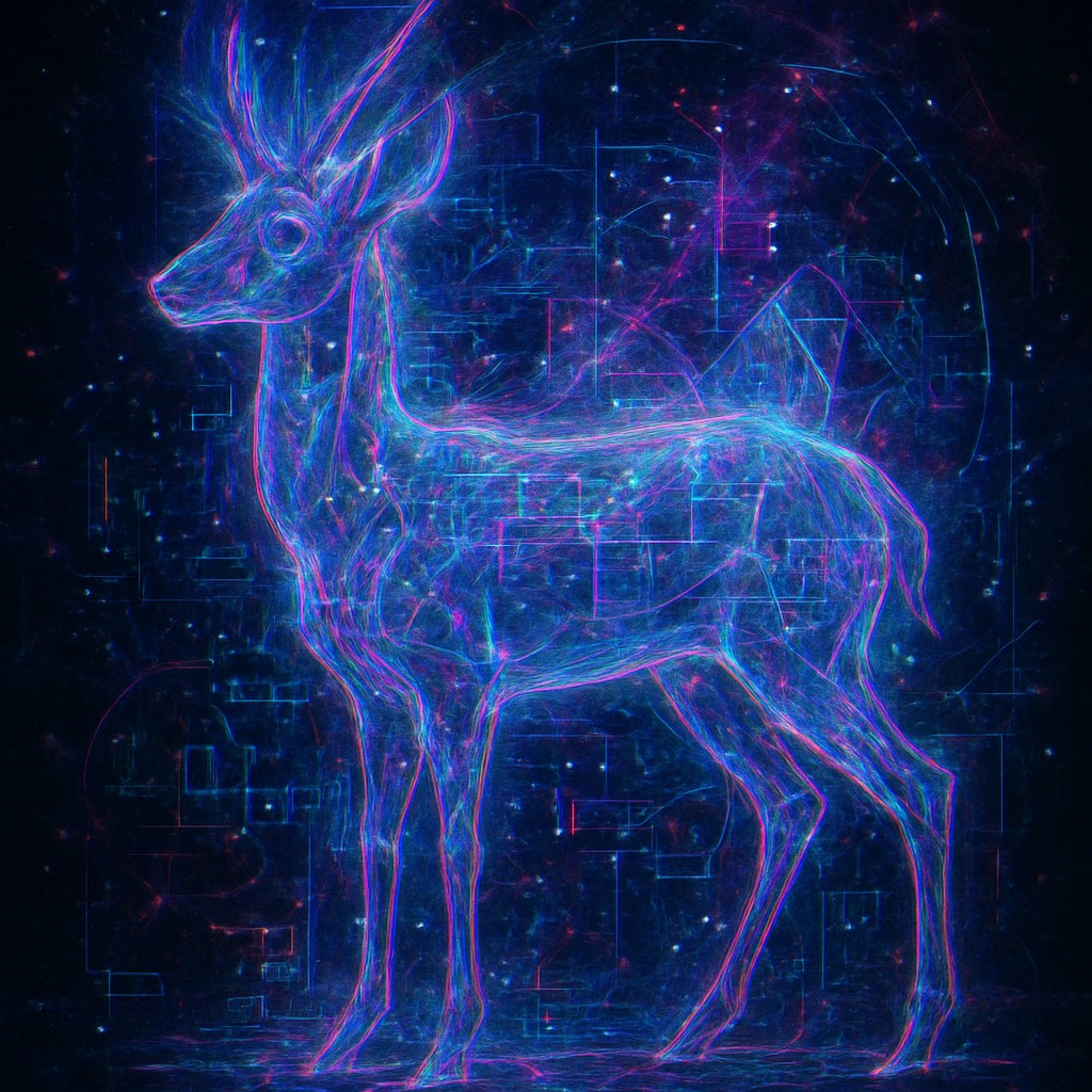 animal standing in natural pose