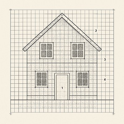 house with front view