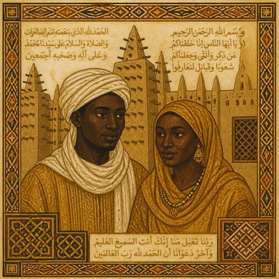portrait of two people together
