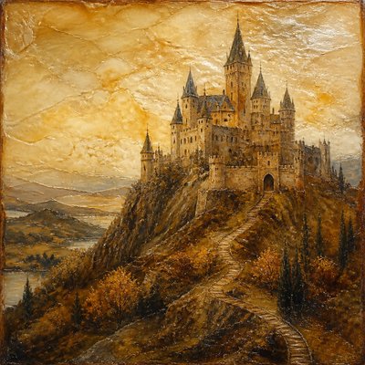 majestic castle on a hilltop