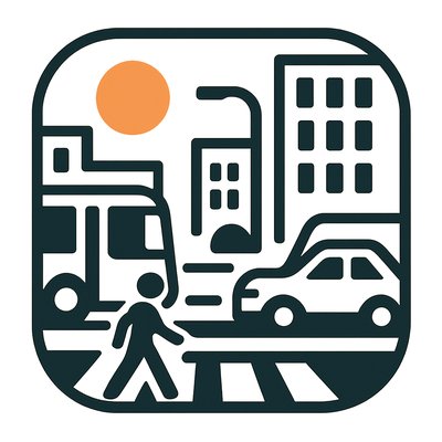 urban street with city activity
