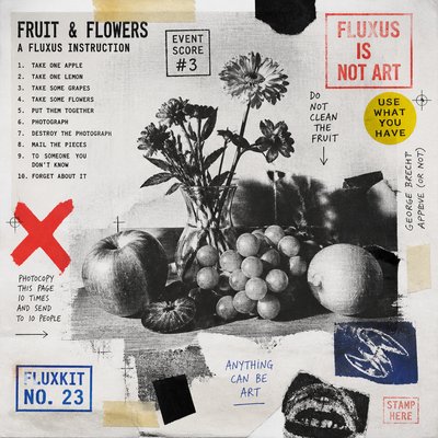 still life arrangement of fruits and flowers
