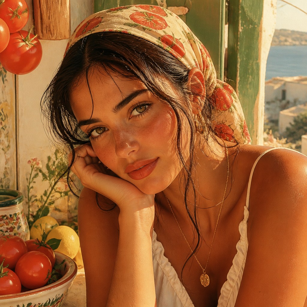 Tomato Girl Aesthetic example artwork 1