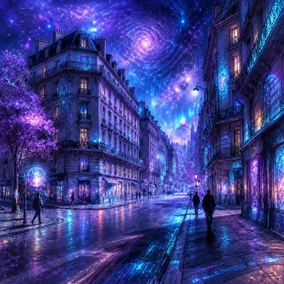 Sci-Fi Fantasy Art Style Transfer Example