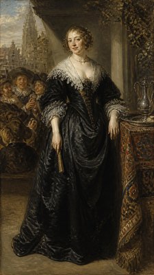 full-length portrait of an elegant figure