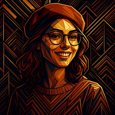 Zigzag Art Deco Style Style Transfer Example