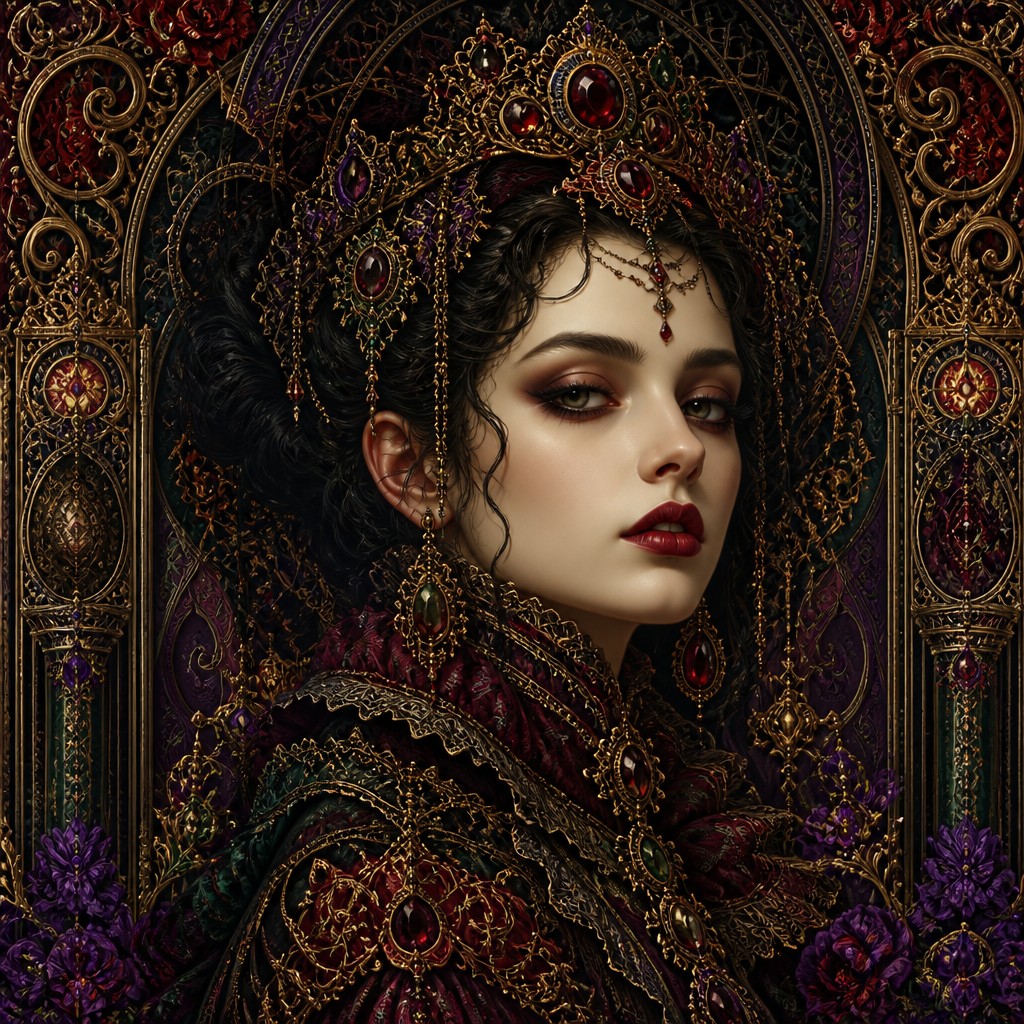 Victorian Architecture Art AI art example