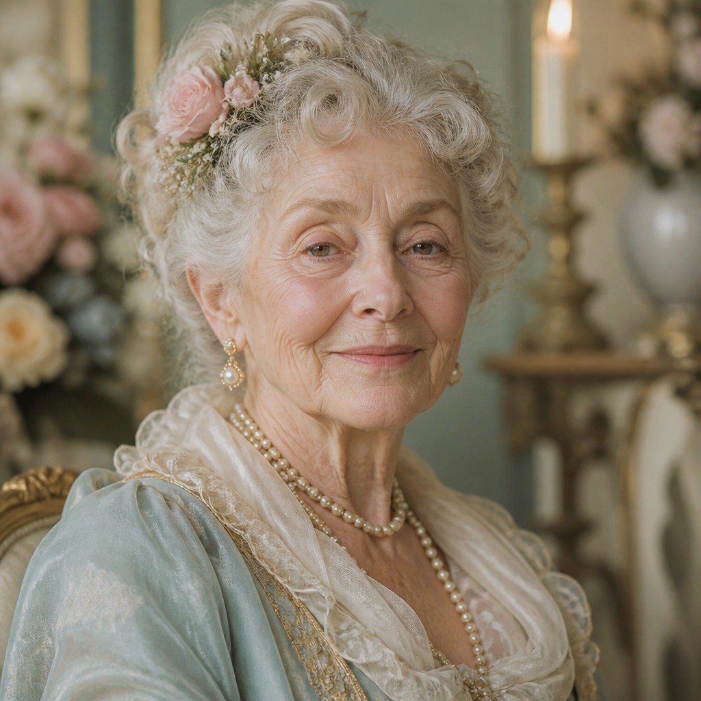 close-up portrait of an elderly person with expressive weathered features — Regencycore Aesthetic