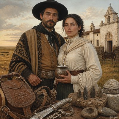 portrait of two people together