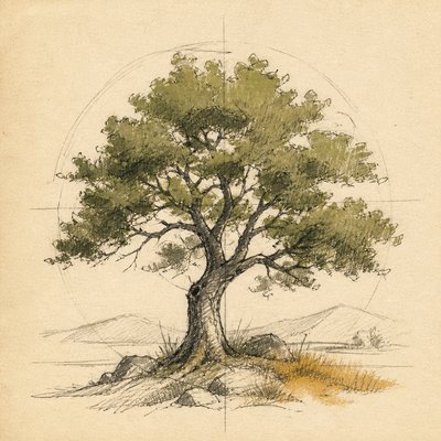 a tree in nature