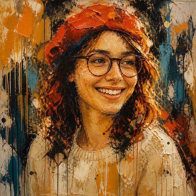 Abstract Expressionism Art Style Style Transfer Example