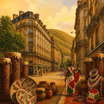 Burundian Art Style Style Transfer Example