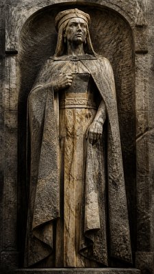 full-length portrait of an elegant figure
