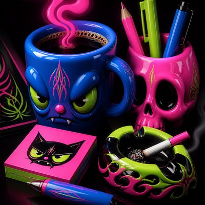 still life with everyday objects