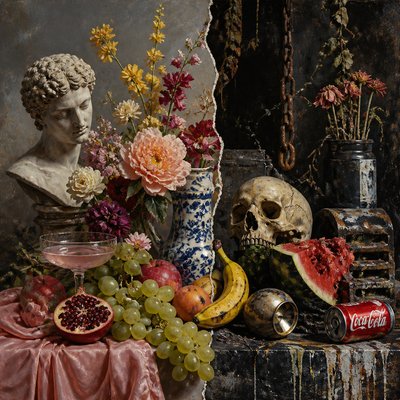 Bold Juxtaposition Art Style 3