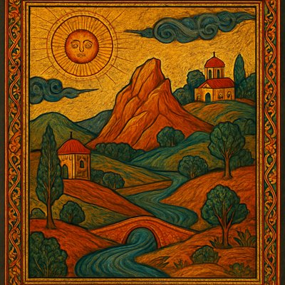 wide landscape with natural scenery
